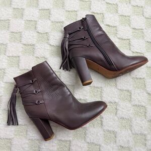 Ankle Boots with Tassel Detail